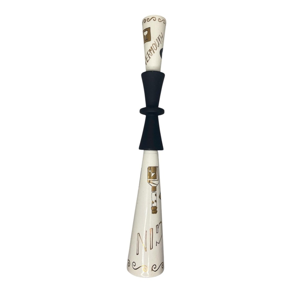 Vintage Mr. Woodpecker No. 515 Martini Measurer‎ Jigger Hand Painted MCM Barware
